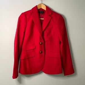 Red Talbots Size 2 Blazer